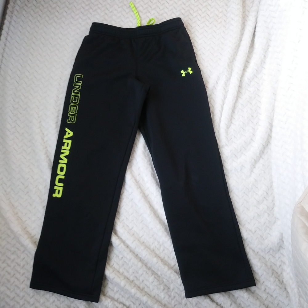 Under armour black pants youth large storm